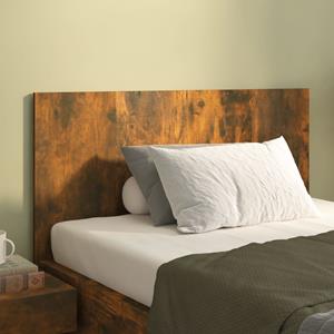 VidaXL Hoofdbord 120x1,5x80 cm bewerkt hout gerookt eikenkleurig