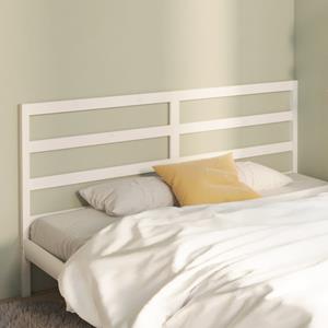 VidaXL Hoofdbord 186x4x100 cm massief grenenhout wit