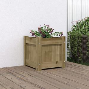 VidaXL Plantenbak 31x31x31 cm geïmpregneerd grenenhout