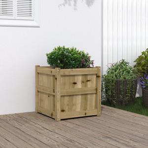 VidaXL Plantenbak 50x50x50 cm geïmpregneerd grenenhout