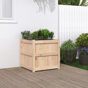 VidaXL Plantenbak 60x60x60 cm massief grenenhout