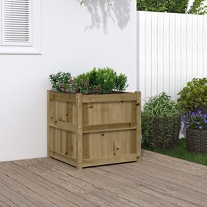VidaXL Plantenbak 60x60x60 cm geïmpregneerd grenenhout
