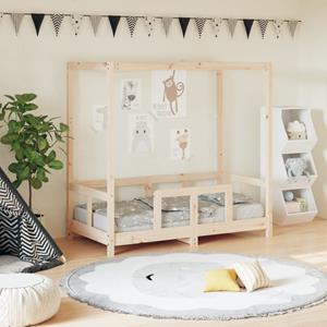 VidaXL Kinderbedframe 70x140 cm massief grenenhout