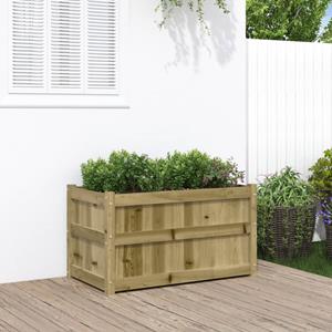 VidaXL Plantenbak 90x50x50 cm geïmpregneerd grenenhout