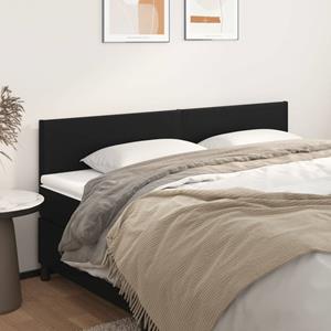VidaXL Hoofdborden 2 st 90x5x78/88 cm kunstleer zwart 8720287146766