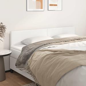 VidaXL Hoofdborden 2 st 90x5x78/88 cm kunstleer wit