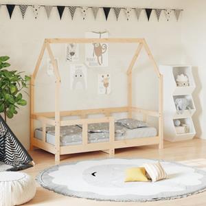 VidaXL Kinderbedframe 70x140 cm massief grenenhout