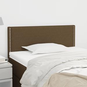 VidaXL Hoofdbord 80x5x78/88 cm stof donkerbruin