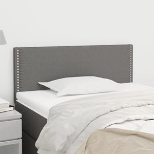 VidaXL Hoofdbord 90x5x78/88 cm stof donkergrijs