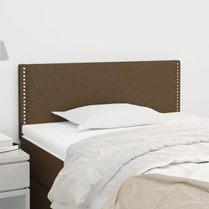 VidaXL Hoofdbord 90x5x78/88 cm stof donkerbruin