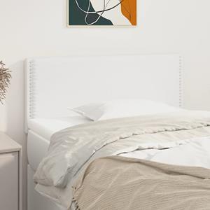 VidaXL Hoofdbord 90x5x78/88 cm kunstleer wit 8720287147374