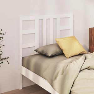 VidaXL Hoofdbord 106x4x100 cm massief grenenhout wit