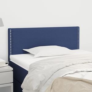 VidaXL Hoofdbord 100x5x78/88 cm stof blauw