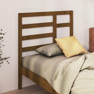 VidaXL Hoofdbord 81x4x104 cm massief grenenhout honingbruin