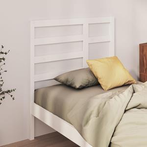 VidaXL Hoofdbord 106x4x104 cm massief grenenhout wit