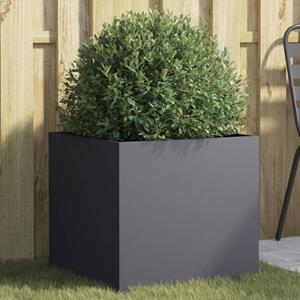 VidaXL Plantenbak 49x47x46 cm koudgewalst staal antracietkleurig