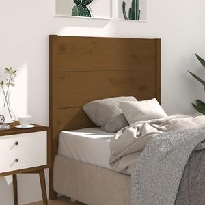 VidaXL Hoofdbord 81x4x100 cm massief grenenhout honingbruin