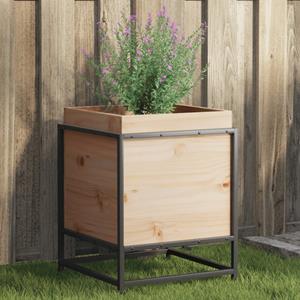 VidaXL Plantenbak 40x40x50 cm massief grenenhout