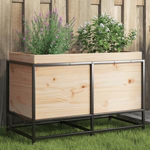 VidaXL Plantenbak 80x40x50 cm massief grenenhout