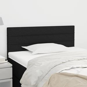 VidaXL Hoofdbord 80x5x78/88 cm stof zwart