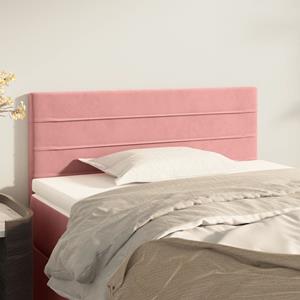 VidaXL Hoofdbord 90x5x78/88 cm fluweel roze 8720287149736