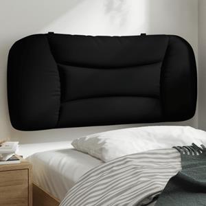 VidaXL Hoofdbordkussen 80 cm stof zwart