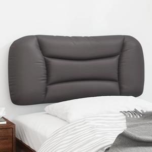 VidaXL Hoofdbordkussen 80 cm kunstleer grijs