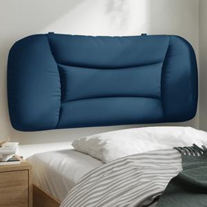 VidaXL Hoofdbordkussen 90 cm stof blauw