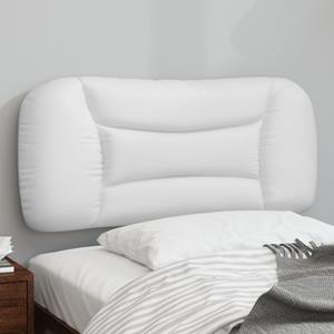 VidaXL Hoofdbordkussen 90 cm kunstleer wit