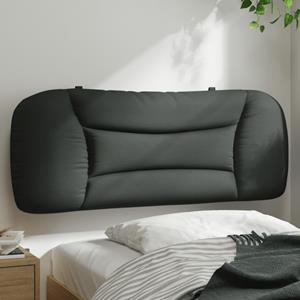 VidaXL Hoofdbordkussen 100 cm stof donkergrijs