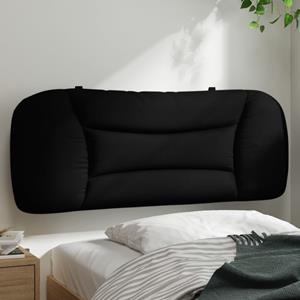 VidaXL Hoofdbordkussen 100 cm stof zwart
