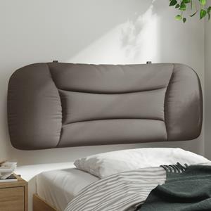 VidaXL Hoofdbordkussen 100 cm stof taupe