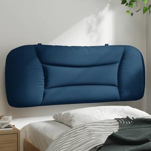 VidaXL Hoofdbordkussen 100 cm stof blauw
