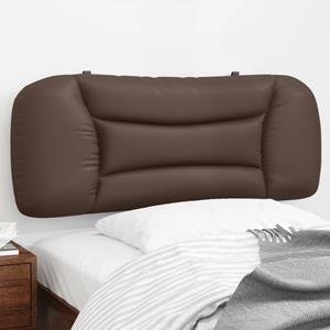 VidaXL Hoofdbordkussen 100 cm kunstleer bruin