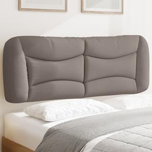 VidaXL Hoofdbordkussen 120 cm stof taupe