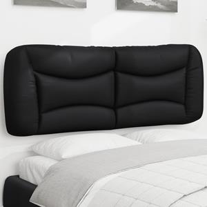 VidaXL Hoofdbordkussen 120 cm kunstleer zwart