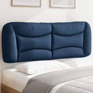 VidaXL Hoofdbordkussen 140 cm stof blauw