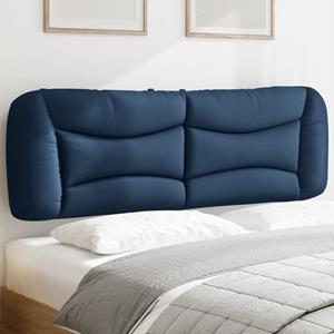 VidaXL Hoofdbordkussen 160 cm stof blauw