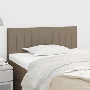 VidaXL Hoofdbord 90x5x78/88 cm stof taupe