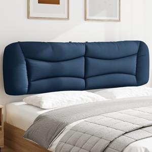 VidaXL Hoofdbordkussen 180 cm stof blauw