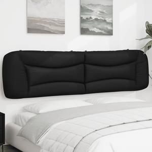 VidaXL Hoofdbordkussen 200 cm kunstleer zwart