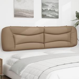 VidaXL Hoofdbordkussen 200 cm kunstleer cappuccinokleurig