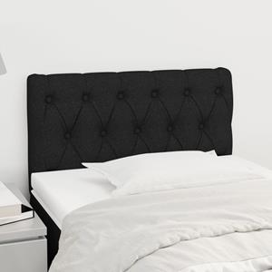 VidaXL Hoofdbord 80x7x78/88 cm stof zwart