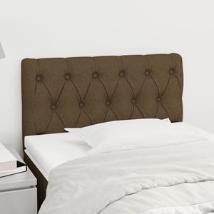 VidaXL Hoofdbord 80x7x78/88 cm stof donkerbruin