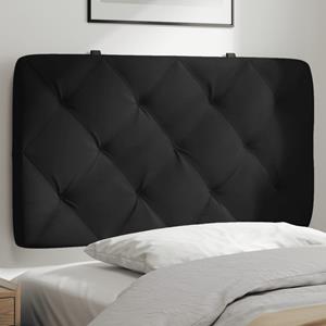 VidaXL Hoofdbordkussen 80 cm fluweel zwart