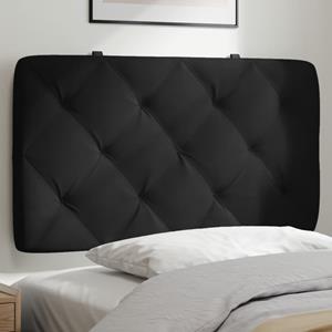 VidaXL Hoofdbordkussen 90 cm fluweel zwart