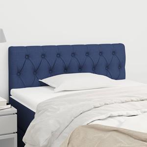 VidaXL Hoofdbord 100x7x78/88 cm stof blauw