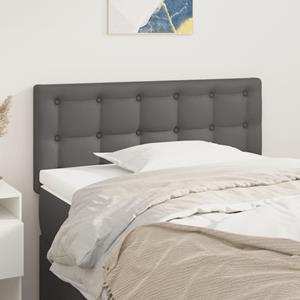 VidaXL Hoofdbord 90x5x78/88 cm kunstleer grijs