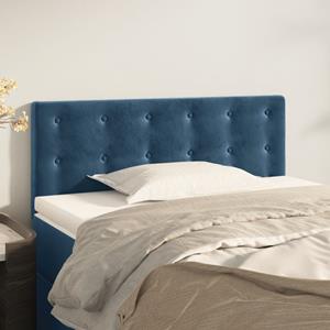 VidaXL Hoofdbord 90x5x78/88 cm fluweel donkerblauw 8720287152781