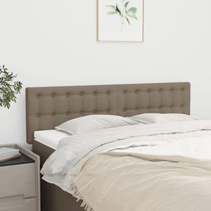 VidaXL Hoofdborden 2 st 72x5x78/88 cm stof taupe
